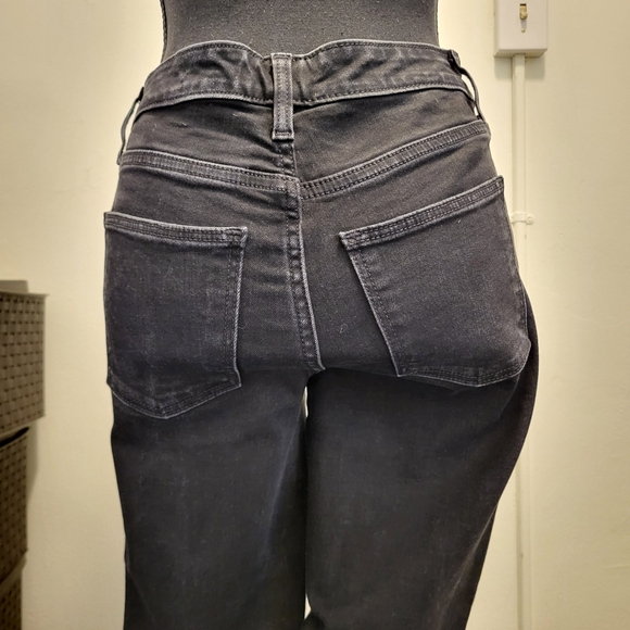 Black Skinny Leg Ripped Jeans - Picture 4 of 5